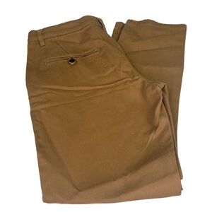 Fried Denim Mustard Tan Slim Straight Stretch Pants Trousers Men SZ 36x30 HEMED